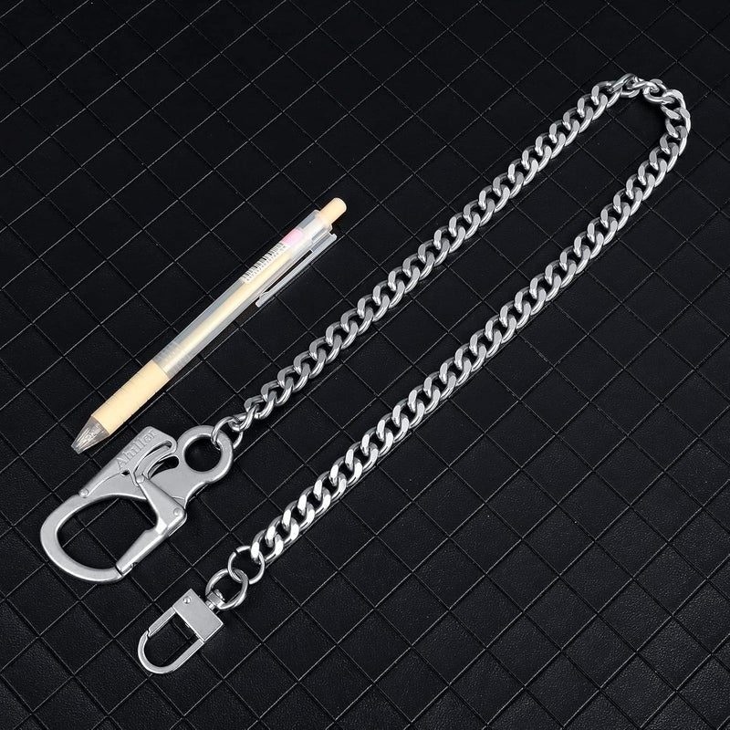 Ahiller Biker Wallet Chain, Heavy Duty Pocket Chain with Round Clasp, Men Chains for Keys, Jeans, Pants, Purse and Handbag - Image 5